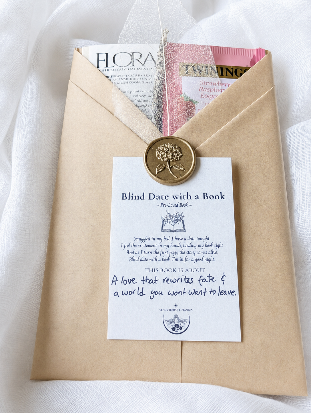 Blind Date with a Book ~ Intuitively chosen just for you.