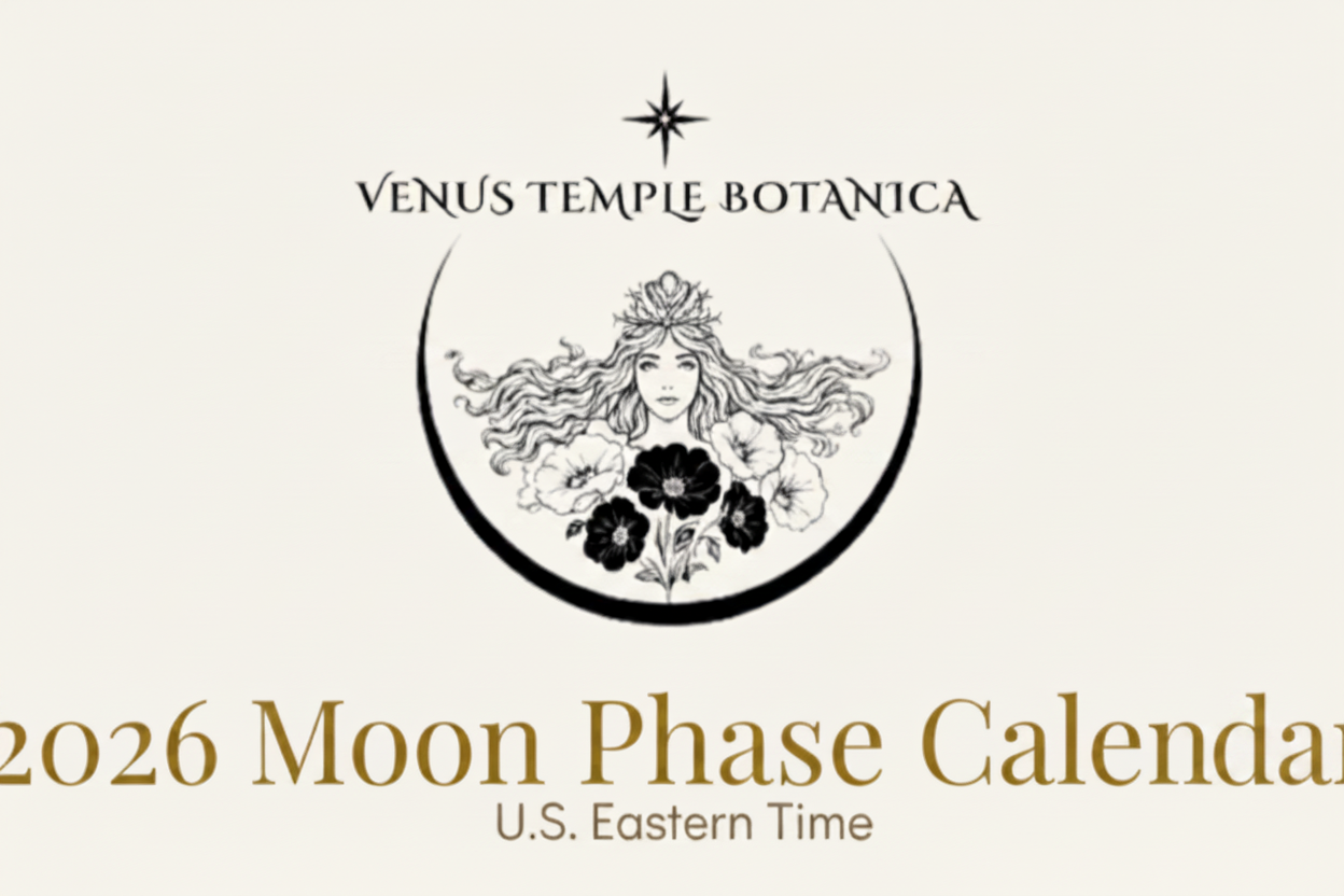 2026 New & Full Moon Calendar U.S Eastern Time