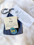 Hand painted Seaglass Rune Charm ~ Intuitively made for you.