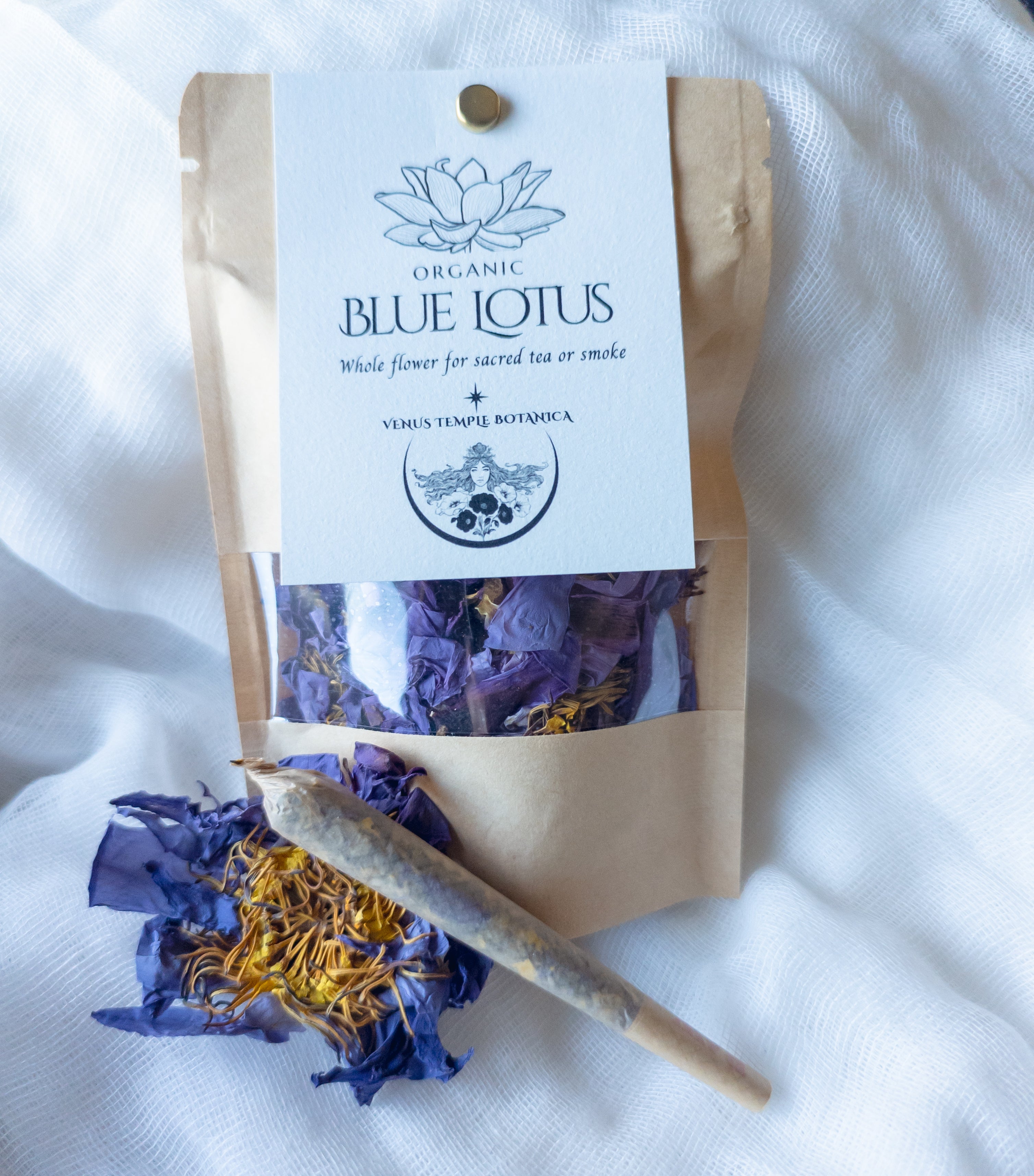 Organic Blue Lotus ~ 10 grams 
Nymphaea caerulea